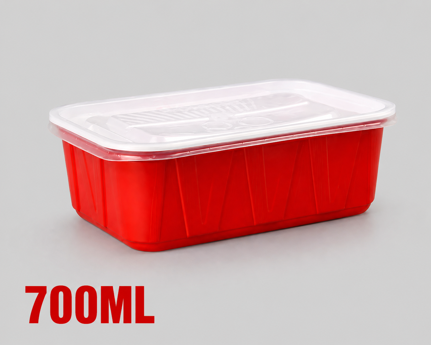 HOUZIO 24 oz Rectangular Meal Prep Containers with Lids, PP  Food Storage Containers, Two-Tone