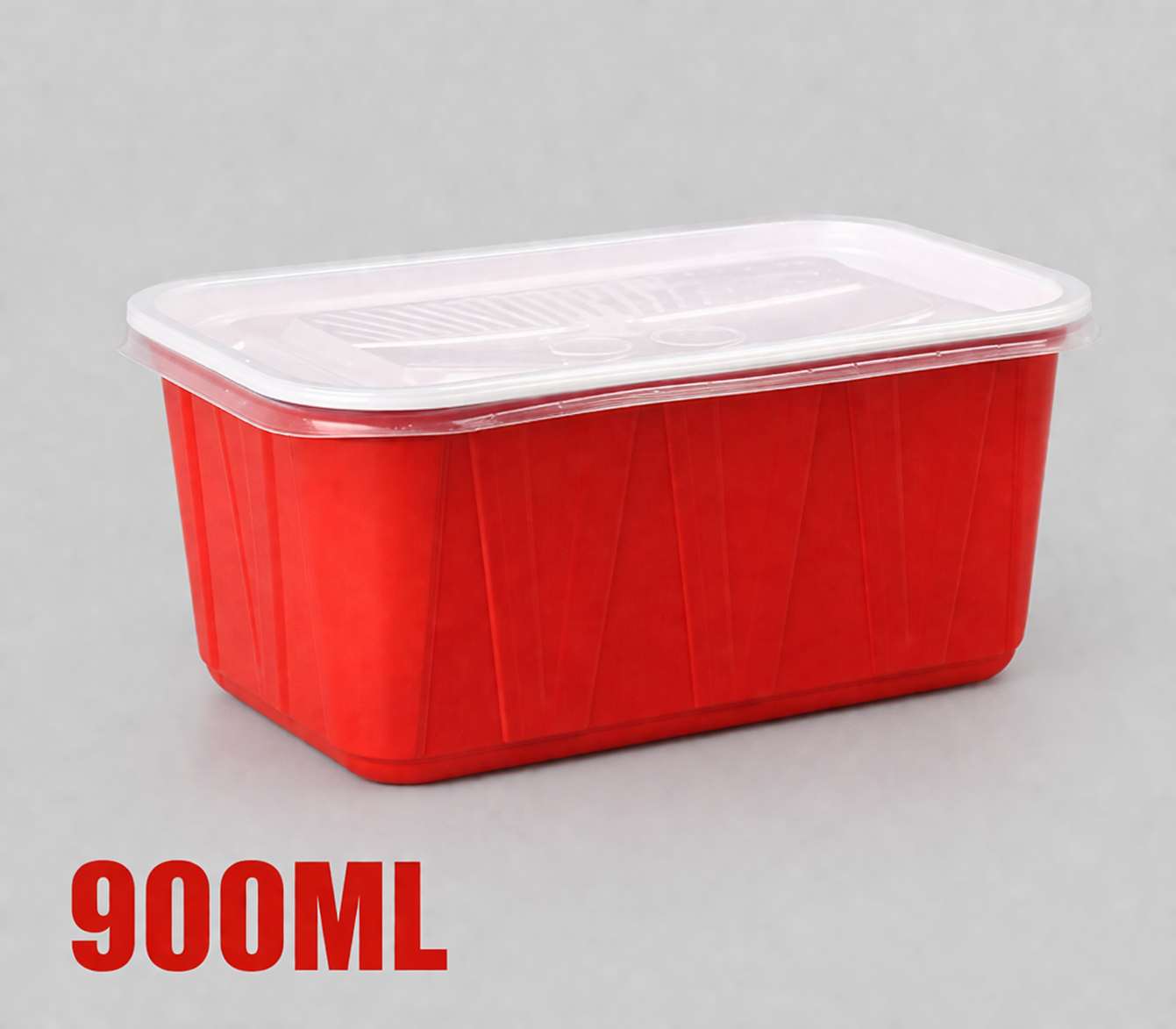 HOUZIO 32 oz Rectangular Meal Prep Containers with Lids, PP  Food Storage Containers, Two-Tone